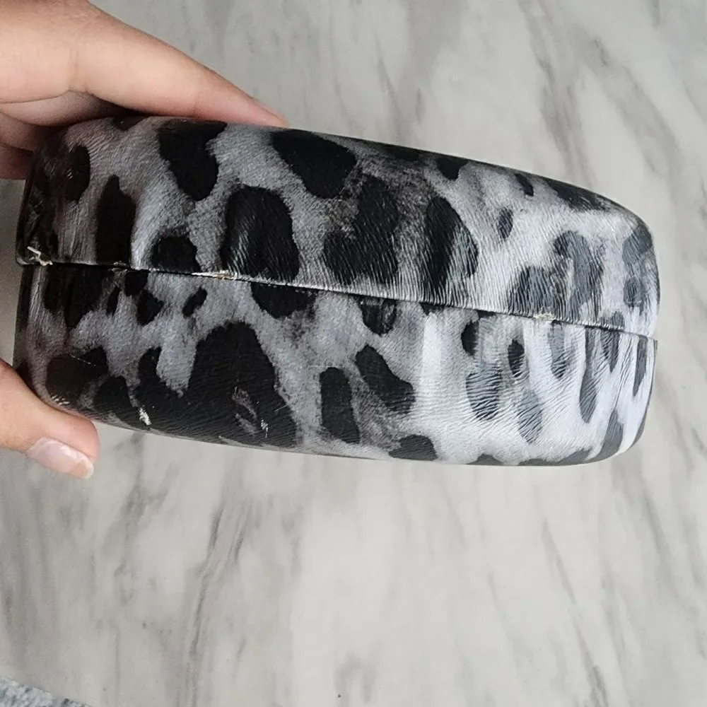 Corinne McCormack Grey Black Large Sunglasses Case